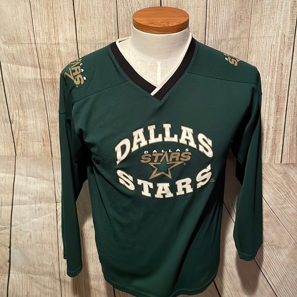 Vintage Dallas Stars Green Jersey size XL(18) - Picture 1 of 10
